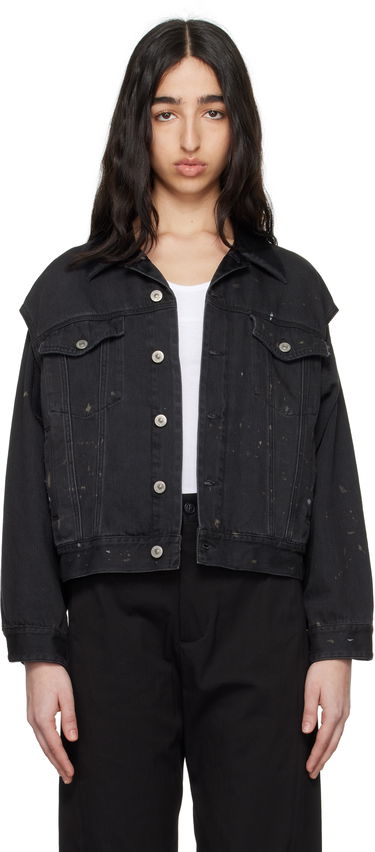 Яке Maison Margiela MM6 Maison Margiela Splatter Effect Denim Jacket Черно | S62AN0150 M30011, 0