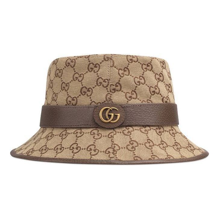 Шапка Gucci Canvas Bucket Hat Бежово | 576587-4HG62-2564, 0