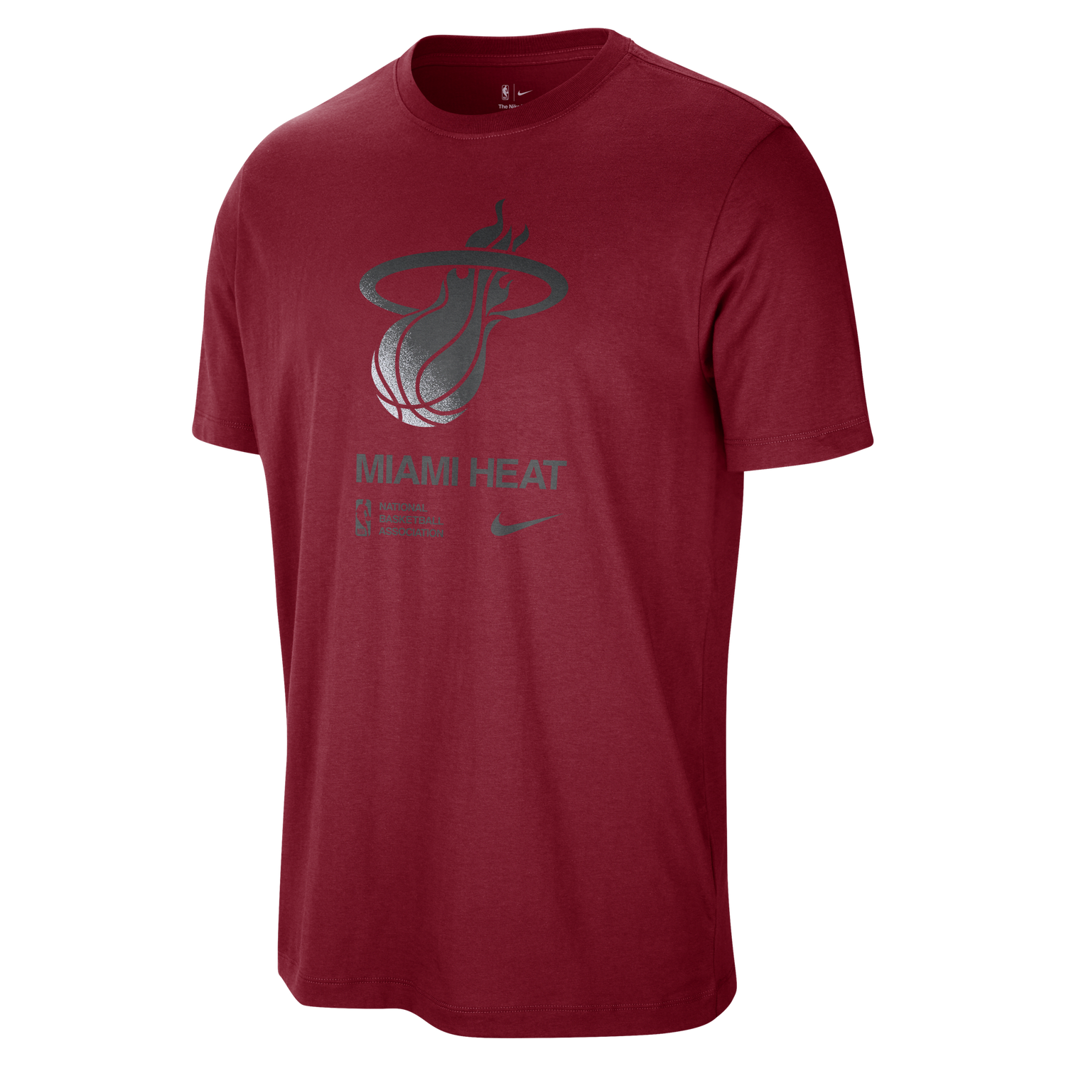 Тениска Nike NBA Miami Heat Courtside Бургунди | HF1218-608, 0