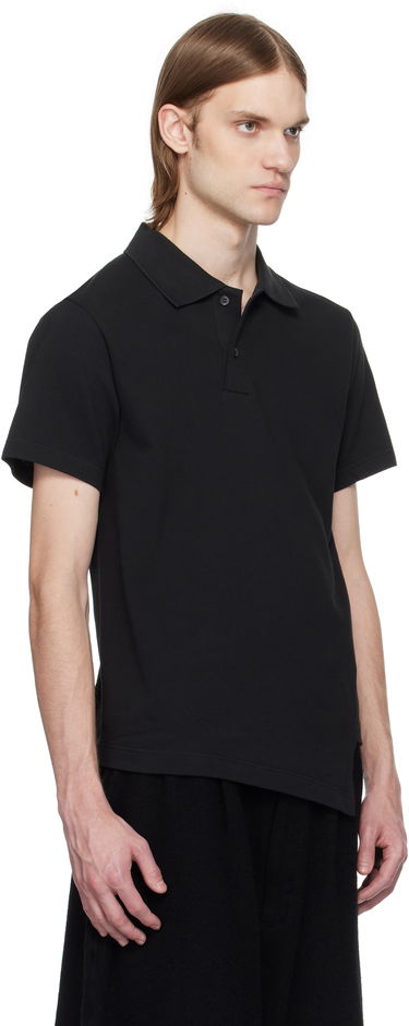 Поло тениска Comme des Garçons Comme des Garçons Shirt Bias Cotton Piqué Polo Черно | FO-T017-051, 1