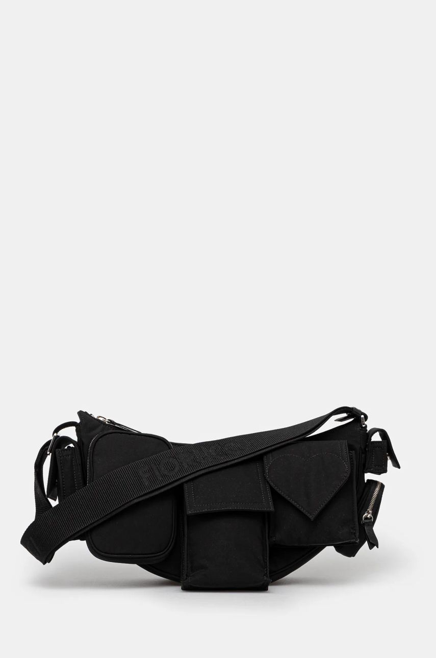 Чанта за кръста Fiorucci Nylon Super Pocket Bag Черно | U01FMABA123NY01BK01, 0