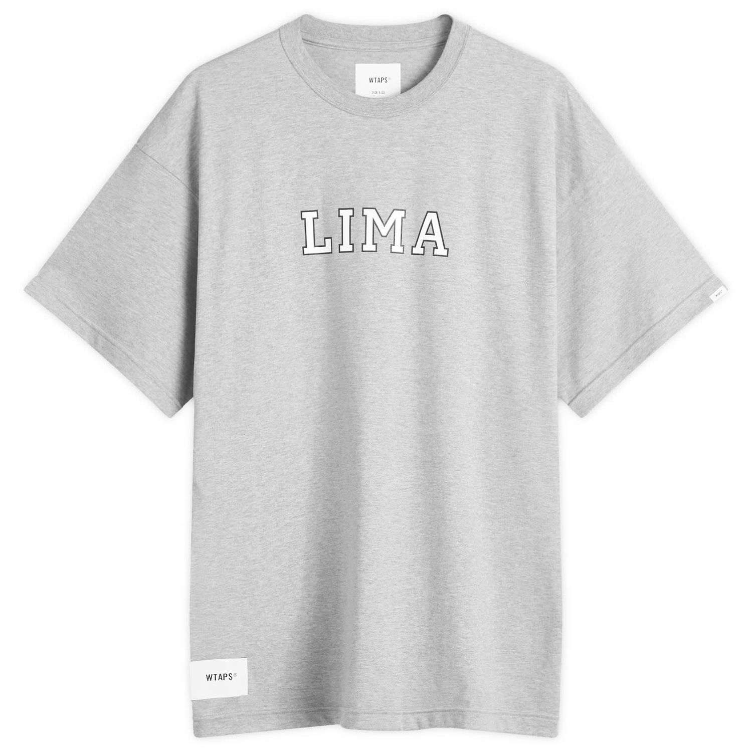 Тениска WTAPS Phonetic Print T-Shirt Сиво | 242ATDT-CSM05-ASH, 0