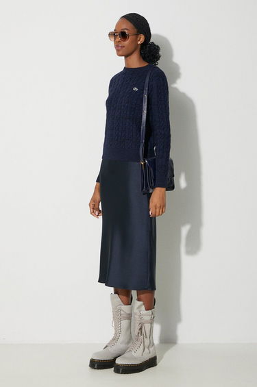 Пуловер Lacoste Crewneck Sweater Синьо | AF0633, 0