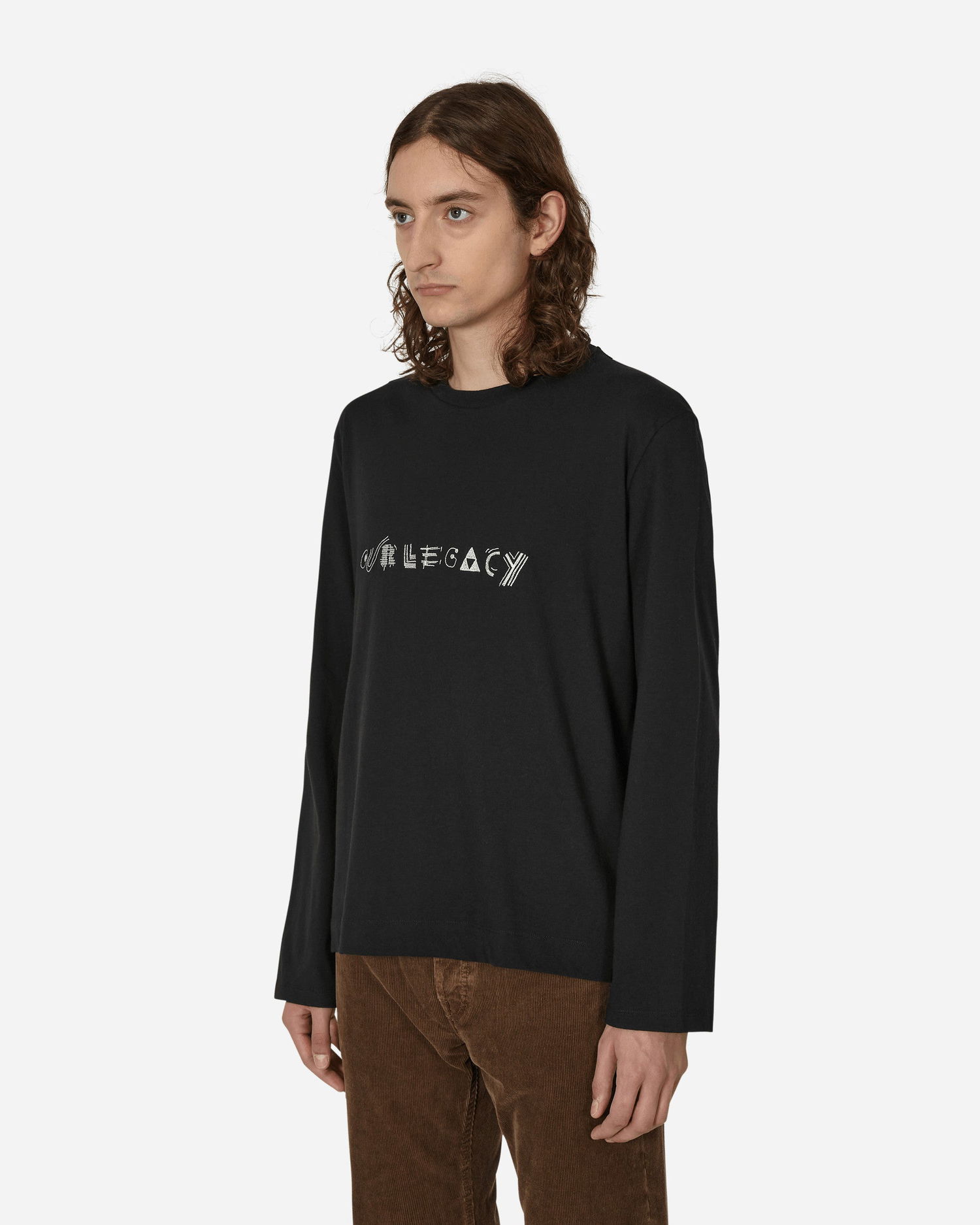 Тениска OUR LEGACY Box Longsleeve Tee Черно | M4226CLB 001, 1