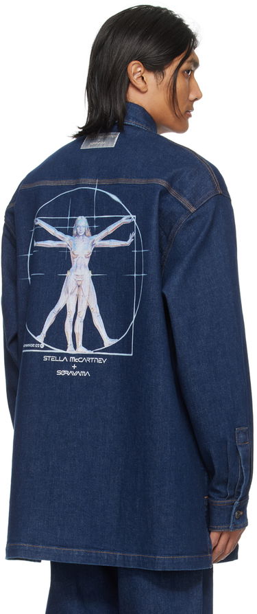 Риза Stella McCartney Dream Denim Shirt Синьо | 6D02643SPH66, 2