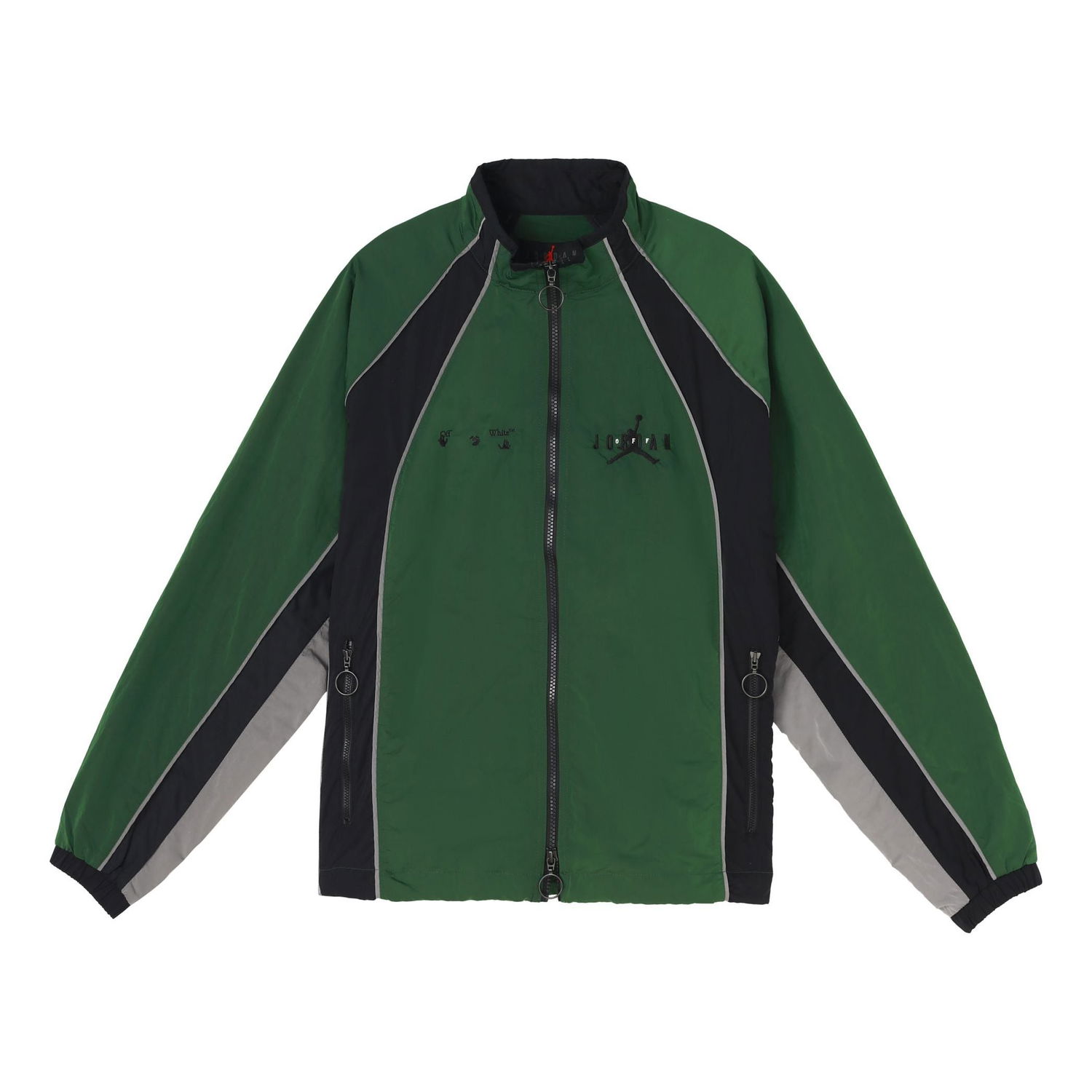 Ветровка Jordan Off-White x Air Jordan Track Jacket Зелено | CV3503-361, 0