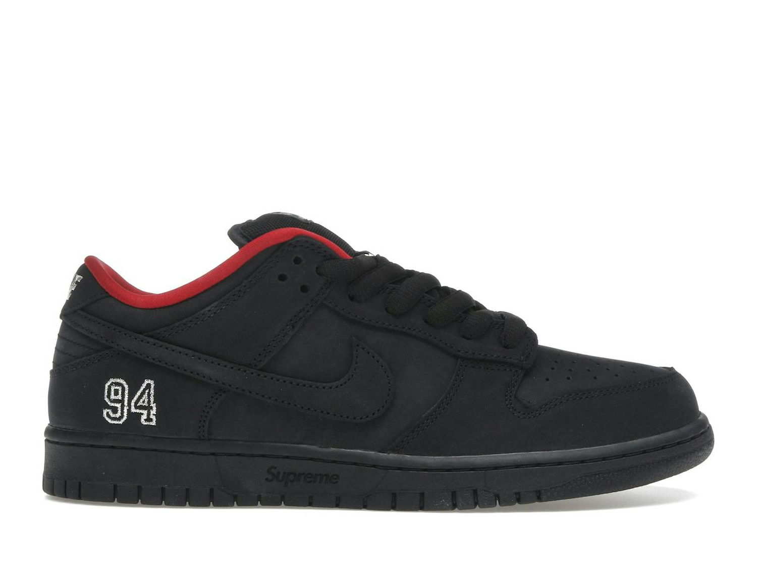 Кецове и обувки Nike SB Supreme x Dunk Low "Black" Черно | HQ8487-001, 0