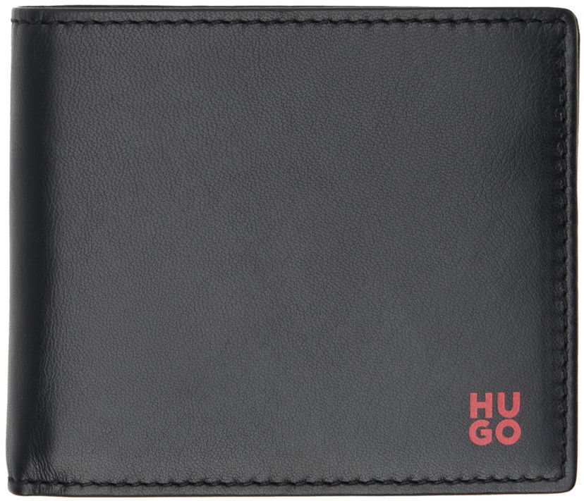 Портфейл BOSS Hugo Black Leather Wallet Черно | 50516966