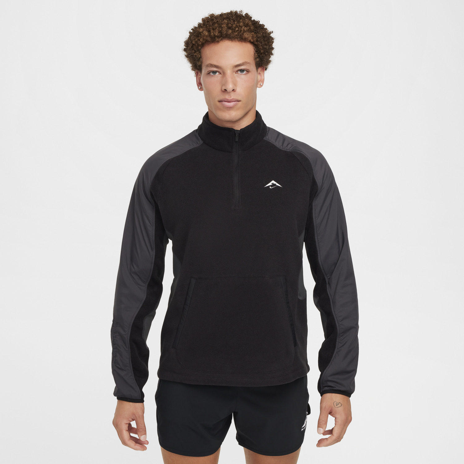 Суитчър Nike Trail Running Fleece Pullover Черно | FV9962-010, 0