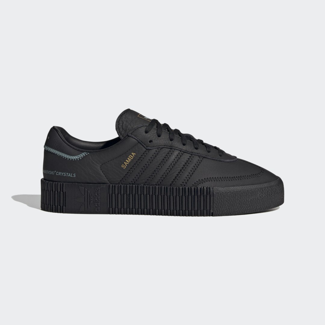 Кецове и обувки adidas Originals Sambarose with Swarovski Crystals W Черно | H05130, 0