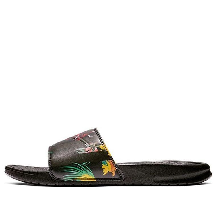 Кецове и обувки Nike Benassi JDI Print Slides Черно | 631261-023, 0
