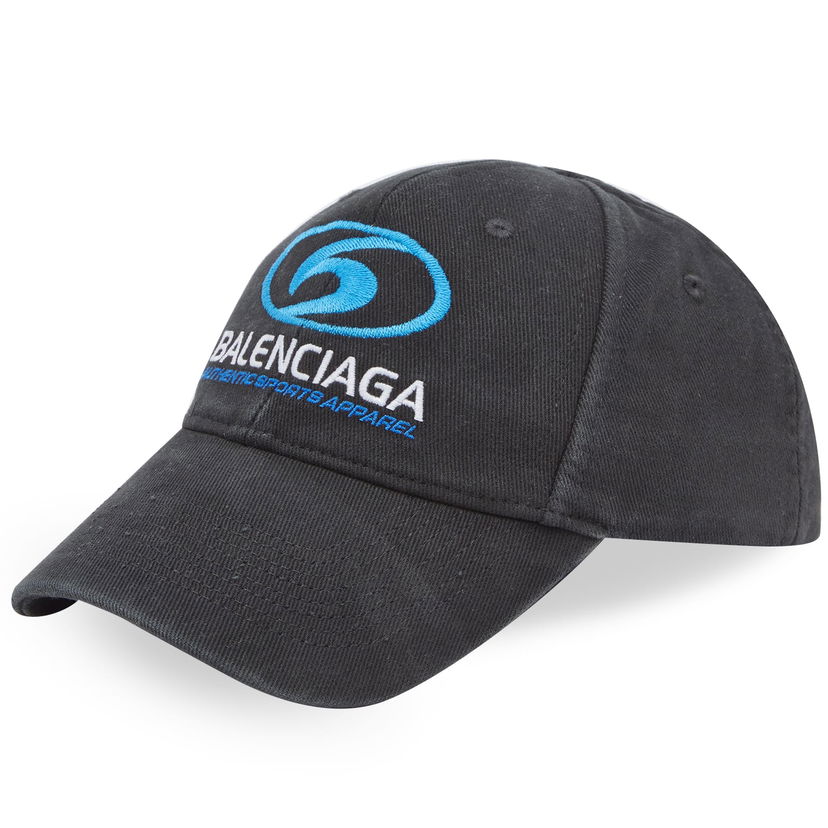 Шапка с козирка Balenciaga Surfer Cap Черно | 771966-410B2-1001