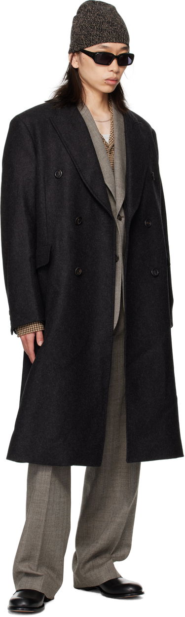 Палта OUR LEGACY OUR LEGACY Whale Double-Breasted Coat Черно | M4251WG, 3