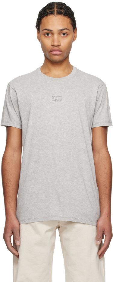 Тениска Maison Margiela Maison Margiela Stamp Logo T-Shirt Сиво | S50GC0706 M20086, 0