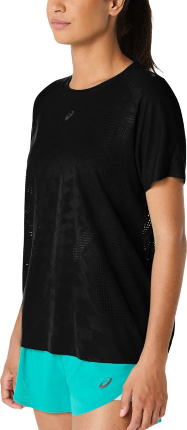 Тениска Asics Metarun Short Sleeve Running T-Shirt Черно | 2012d223-001, 2