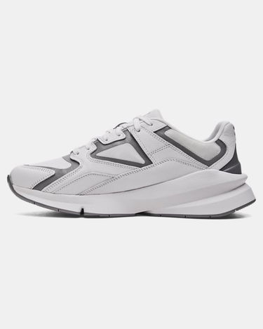 Кецове и обувки Under Armour Unisex Forge 96 Lederschuhe Weiß / Weiß / Reflektierend 44 Бяло | 3027719-100, 1