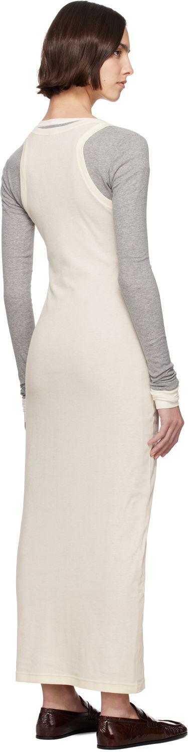 Pокля Jil Sander Layered Maxi Dress Сиво | J40FV0103_JTN357, 2