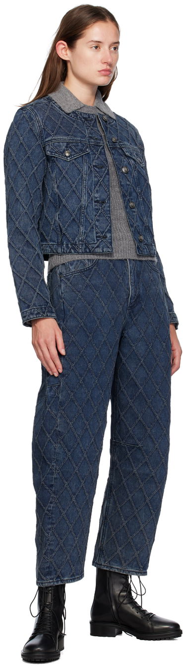 Яке rag & bone Quilted Denim Jacket Синьо | WDD24F1438Q2KA, 3