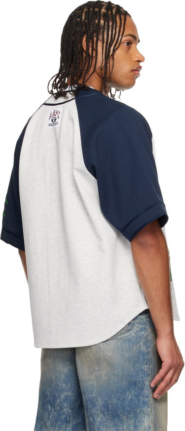 Риза AAPE by A Bathing Ape Fancy Plaid Script Baseball Shirt Многоцветен | AAPTEM1660XXNWH2, 2