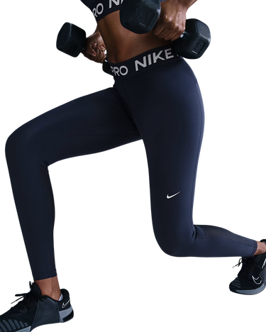 Клинове Nike Pro Mid Rise Leggings Тъмно синьо | cz9779-410, 3