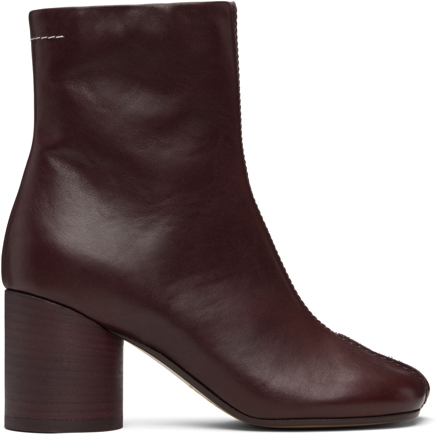 Кецове и обувки Maison Margiela MM6 Maison Margiela Anatomic Stitch Ankle Boots Бургунди | S59WU0260 P5000, 0