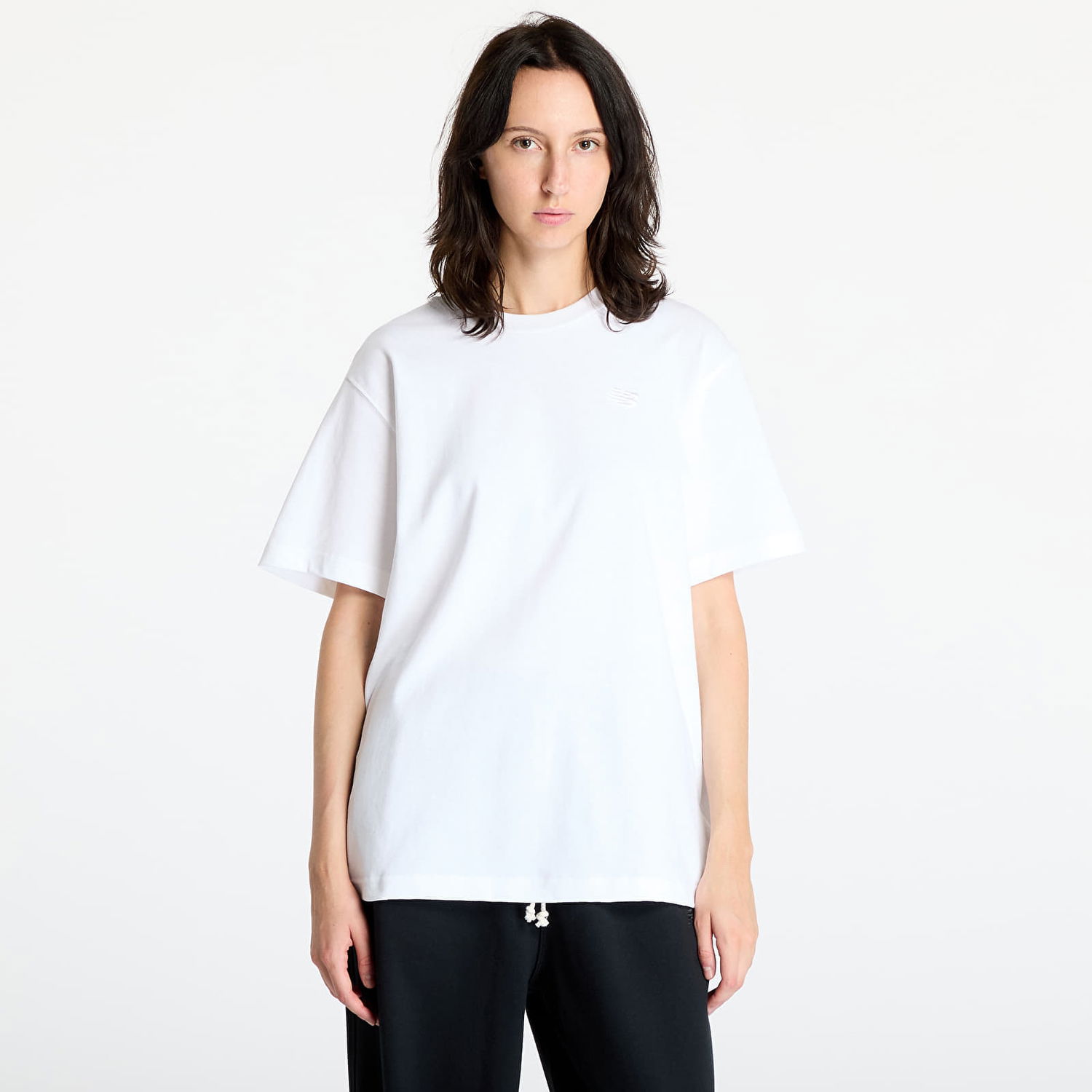 Тениска New Balance Athletics Jersey T-Shirt White Бяло | WT41501WT, 0