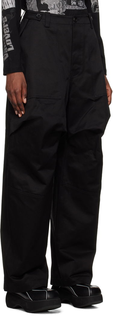 Карго панталони We11done We11done Paneled Trousers Черно | WD-PT1-23-238-W-BK, 1