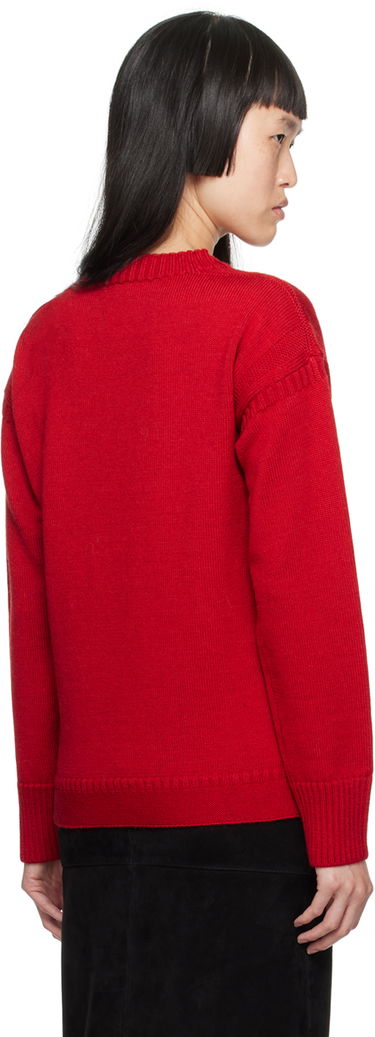 Пуловер TOTEME TOTEME Vented Sweater Червено | 234-WRTWTP164-YA0006, 2
