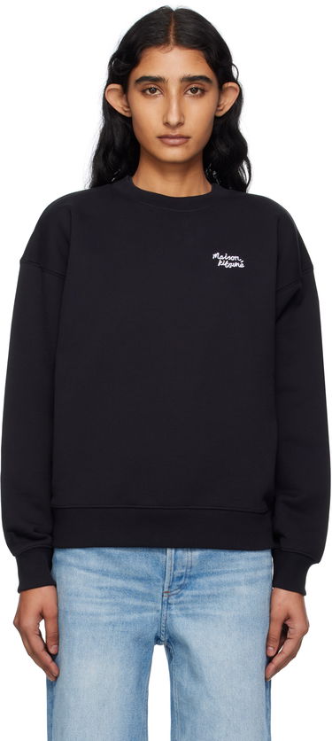 Суитчър MAISON KITSUNÉ Handwriting Comfort Sweatshirt by Maison Kitsuné Черно | PW00314KM0341, 0