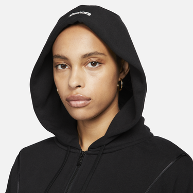Суитчър Nike Air Full-Zip Fleece Hoodie Черно | DQ6579-010, 3