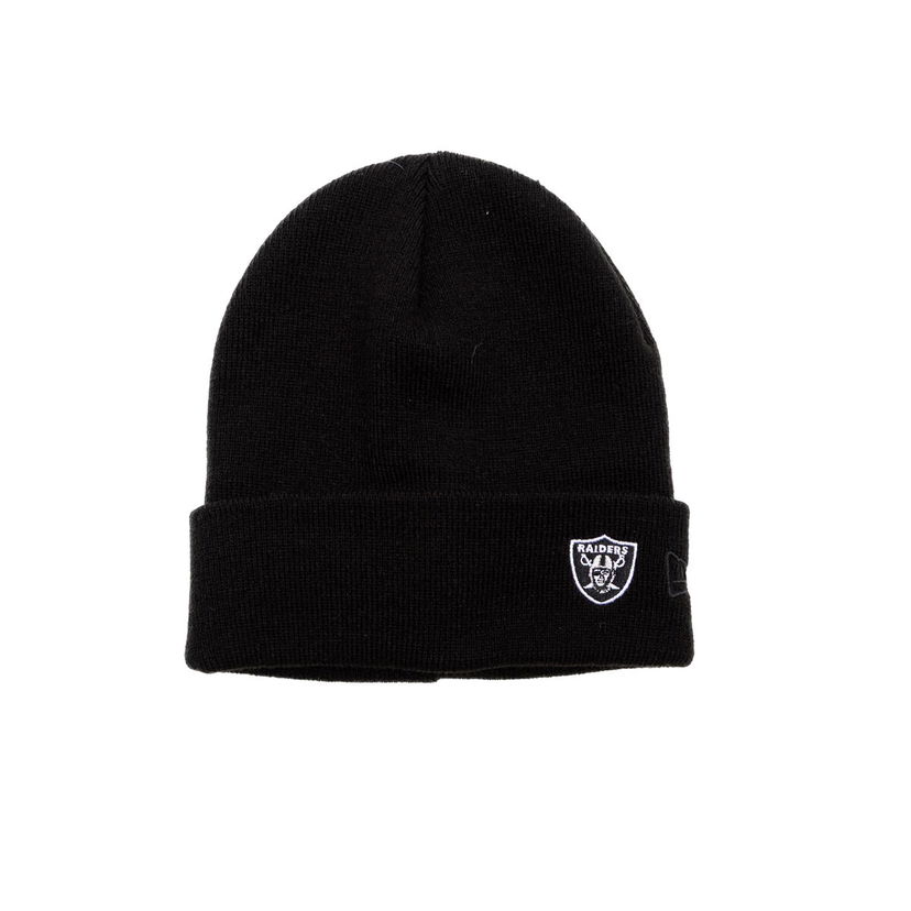 Шапка New Era NFL Mini Logo Cuff Beanie Las Vegas Raiders One Size Черно | 60691119