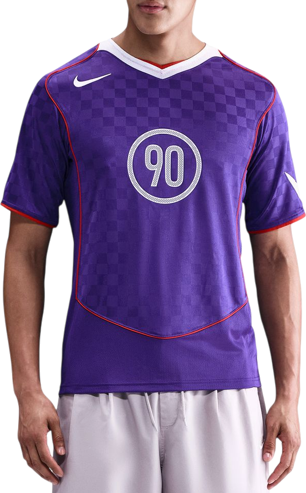 Фланелка Nike Total 90 Energy Checkered Jersey Лилаво | im6299-547