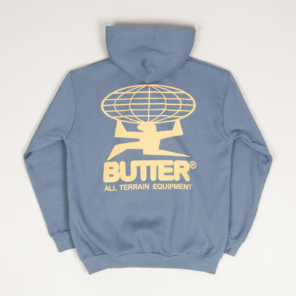 Суитчър Butter Goods All Terrain Hoodie "Slate Blue" Синьо | butter-goods-all-terrain-pullover-hoodie-slate-blue, 1