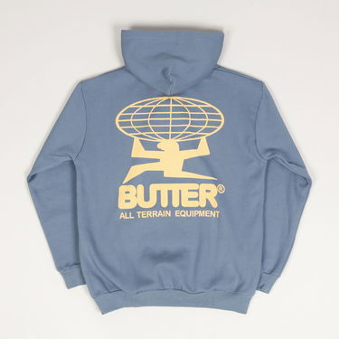 Суитчър Butter Goods All Terrain Hoodie "Slate Blue" Синьо | butter-goods-all-terrain-pullover-hoodie-slate-blue, 1