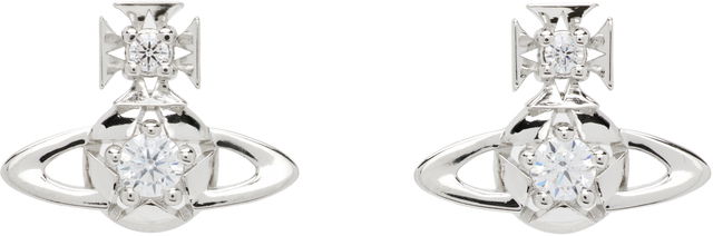 Vivienne Westwood Lee Orb Crystal Stud Earrings