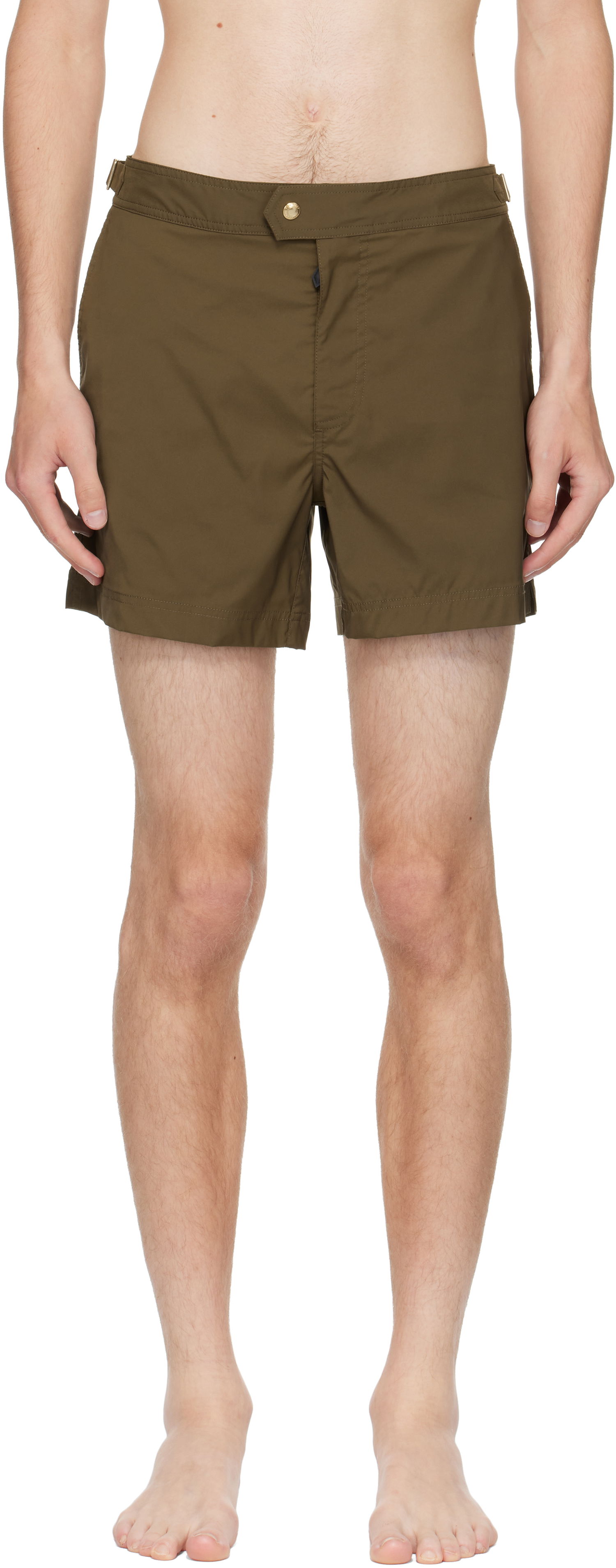 Бански Tom Ford TOM FORD Nylon Swim Shorts Зелено | BSS001-FMN067, 0