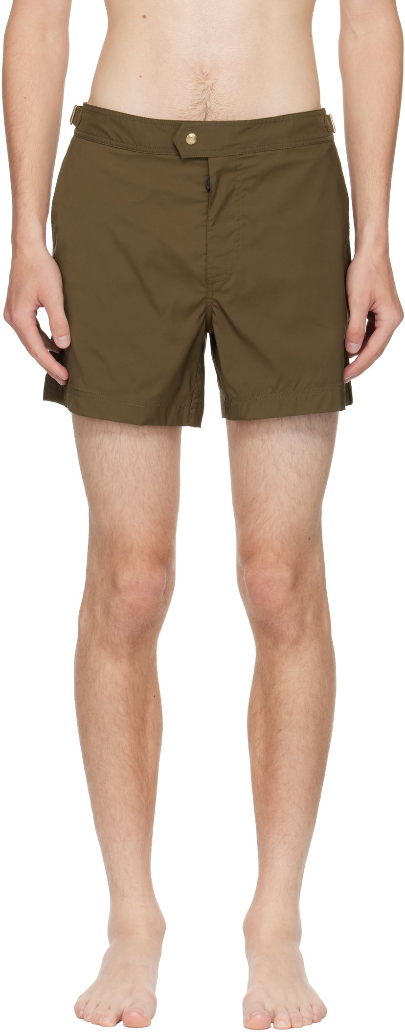 Бански Tom Ford TOM FORD Nylon Swim Shorts Зелено | BSS001-FMN067