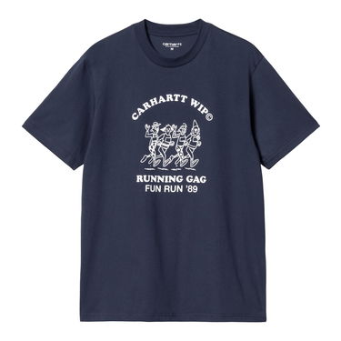 Тениска Carhartt WIP Fun Run Graphic Short Sleeve T-Shirt Синьо | I033986_9, 4