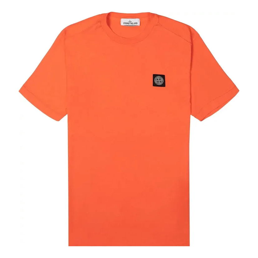 Тениска Stone Island Stone Island Men's Logo Patch T-Shirt Оранжево
 | 761524113-V0032