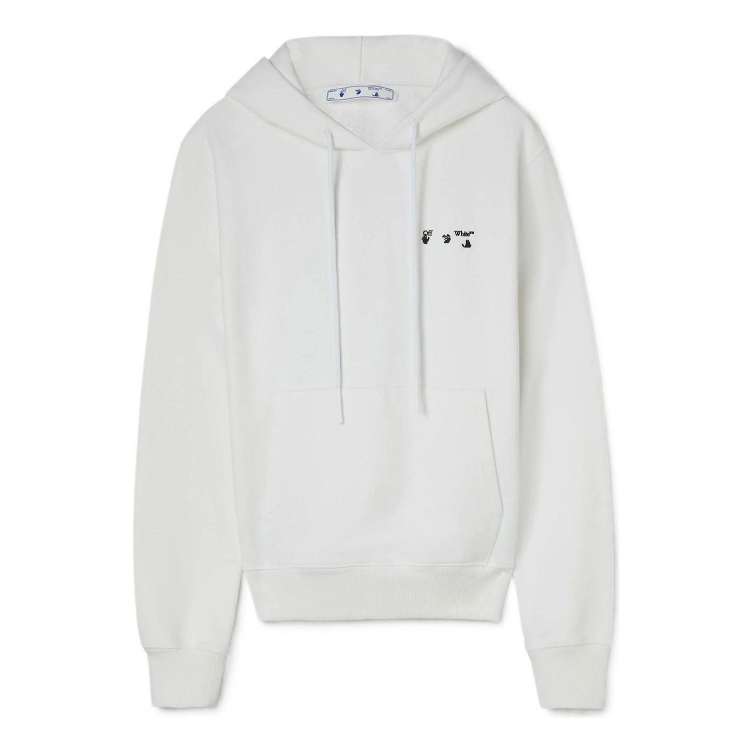 Суитчър Off-White Off-White SS22 Solid Color Hoodie Бяло | OMBB097C99FLE0040110, 0