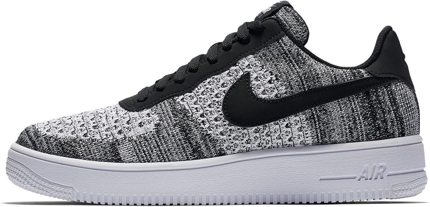 Кецове и обувки Nike Air Force 1 Flyknit Low 2.0 ''Oreo'' Черно | av3042-001, 0