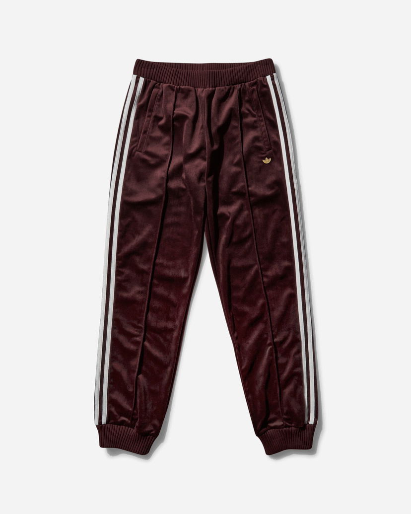 Спортни панталони adidas Originals Premium Brushed Velvet Track Pants Shadow Brown Кафяво | IX0962