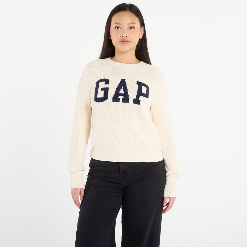 Пуловер GAP Logo Sweater Бежово | 796841-01