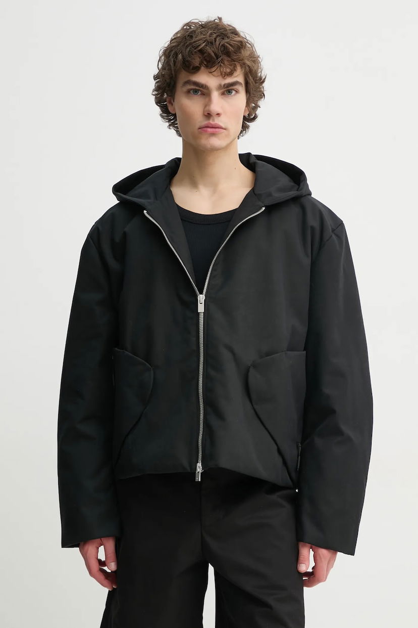 Яке HELIOT EMIL Oversize Transitional Hooded Jacket Черно | SS25.M.02.148.BLK01