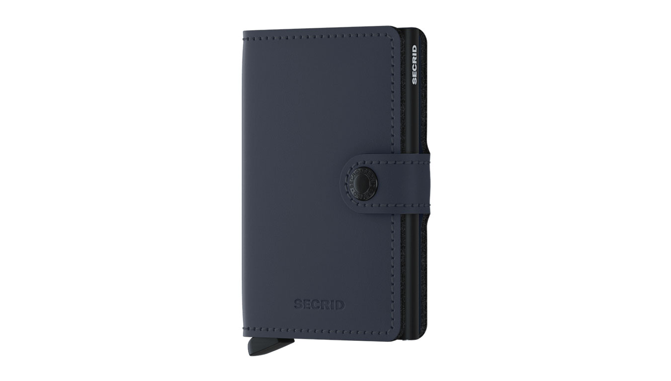 Портфейл Secrid Miniwallet "Matte Night Blue" Тъмно синьо | MM-Night-Blue, 1