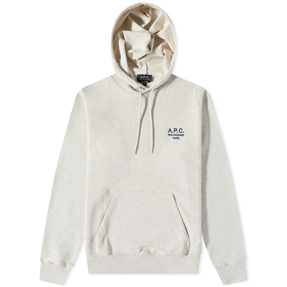 Суитчър A.P.C. Marvin Small Logo Hoodie Сиво | COEZD-H27733-PAA, 0
