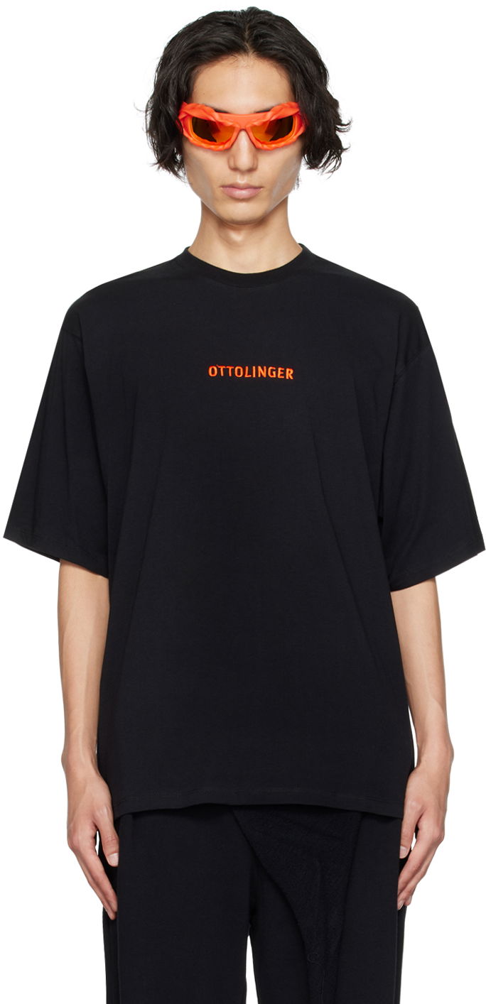 Тениска Ottolinger Ottolinger Embroidered Tee Черно | 1501909, 0