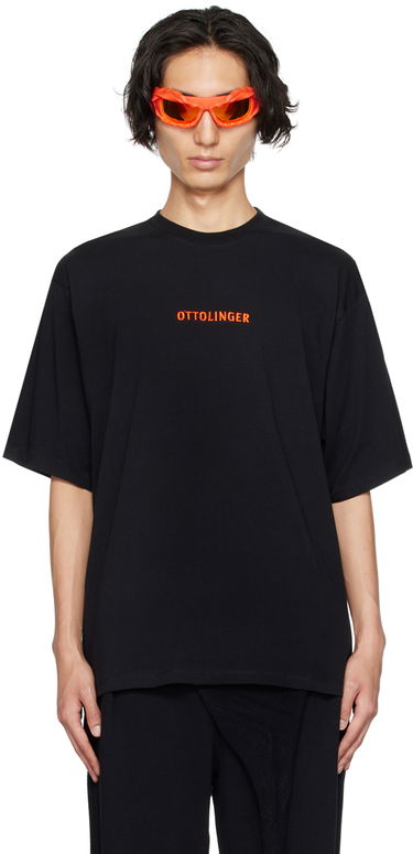 Тениска Ottolinger Ottolinger Embroidered Tee Черно | 1501909, 0