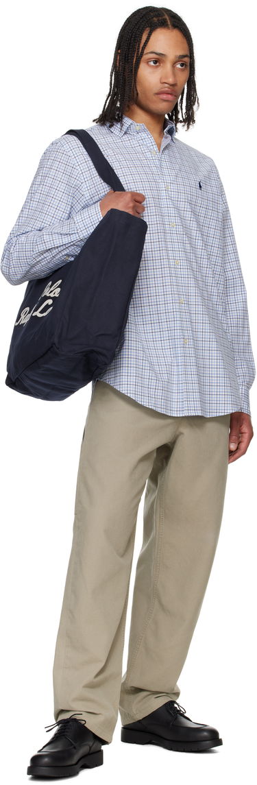 Голяма пазарска чанта Polo by Ralph Lauren Ralph Lauren Embroidered Canvas Tote Bag Тъмно синьо | 405945884001, 3