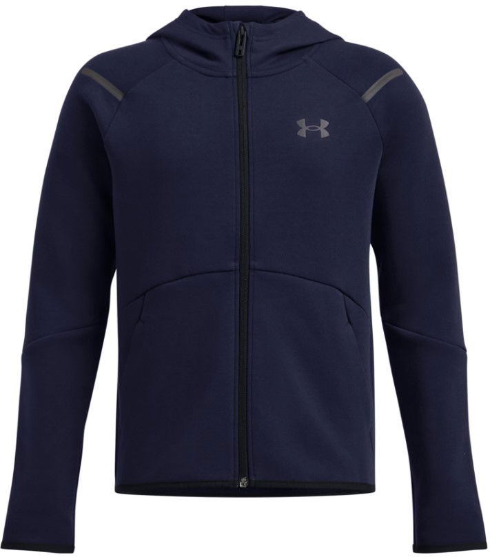 Суитчър Under Armour Unstoppable Fleece Full-Zip Hoodie Тъмно синьо | 1386687-410